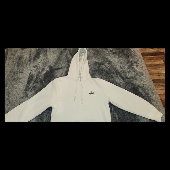 BASIC STÜSSY HOODIE PIGMENT DYED (Color: "Natural," Off-White) - Size: Medium - Picture 8 of 12